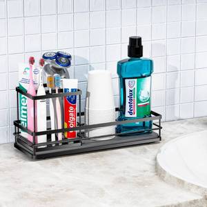 lot 12183 image: Toothbrush Holders with Water Absorbing Diatomite for Bathrooms, Electric Tooth Brush Toothpaste Holder, Kitchen Countertop Sink Caddy Sponge Organizers and Storage, Stone Drying