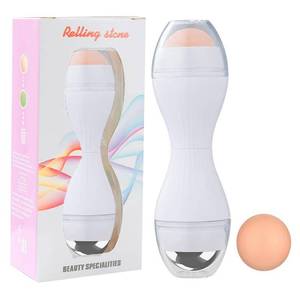 lot 16295 image: Oil-Absorbing Volcanic Face Roller,Oily Skin Control Roller,Reusable Face Roller Skin Care Facial Skin Care Tools (White)