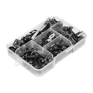 lot 16307 image: AICEL 177 Pcs Motorcycle Fairing Bolt Kit, Colorful Fasteners Bolts Nut Clips Set, M5 M6 Aluminum Motorcycle Windscreen Screws, Fixing Sportbike Bolts Fairing for Most Motorcycle