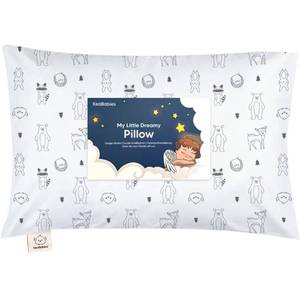 lot 19245 image: Toddler Pillow with Pillowcase - 13x18 My Little Dreamy Kids Travel Bed Pillows for Sleeping, Organic Cotton Small Pillowcase, Soft & Breathable, Machine Washable, Toddlers 2-5 Years Old (KeaFriends)