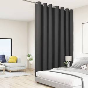 lot 19264 image: BONZER Room Divider Curtain Total Privacy Wall Grommet Thermal Insulated Soundproof Extra Wide Blackout Curtains for Bedroom Living Room, 84L x 108W Inch (7L x 9W ft), 1 Panel, Dark Grey