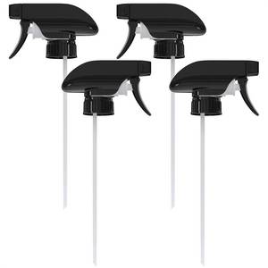 lot 20231 image: 4 Pcs Spray Nozzle for Bottles - Spray Bottle Tops Replacement, Durable Plastic, Adjustable Length, 2 Spray Modes, Fits 8 Oz and 16 Oz Bottles, Good Sealable Fit for Home and Garden Use