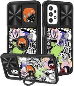 lot 2019 image: Joyleop (2in1 for Galaxy A23 5G Phone Case Cartoon Cute for Boys Girls Women Teen Kids Phone Covers Fun Unique PatternDesign with Slide Camera CoverRing Holder for Samsung A23 6.6, Eccentrc