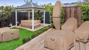 lot 9226 image: Ultcover Ultimate Patio Cover, Multi-use, Tan