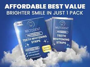 lot 16325 image: Miltodent Professional Teeth Whitening Strips - 40 Count