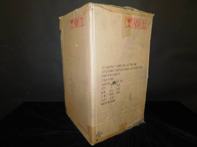 lot 1899 image: Stylcraft Home Collection Chittaway Bay Lamp Appears New In Box
