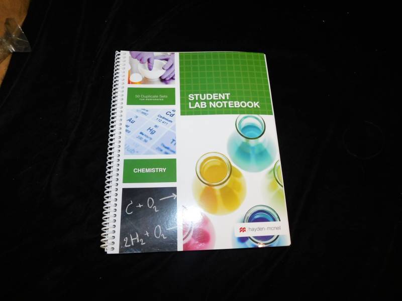 lot 2111 image: Lot of Student Chemistry Lab Notebooks
