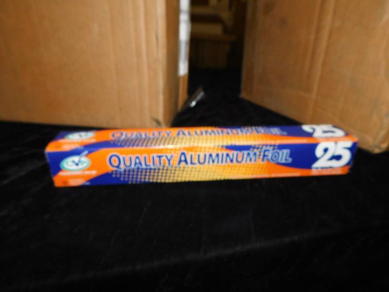 lot 2184 image: Lot of Aluminum Foil Rolls