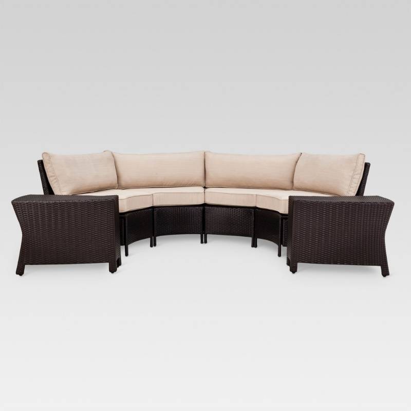 Threshold Harrison 6 Piece Wicker Sectional Patio Seating Set Massive Undelivered Freight Auction Burts Bees Products Outdoor Furniture Home Decor And More Equip Bid