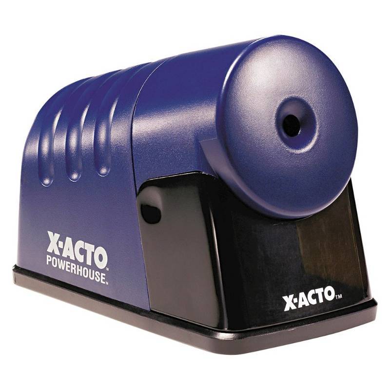 lot 2069 image: Lot of X-ACTO PowerHouse Desk too Electric Pencil Sharpener - Blue