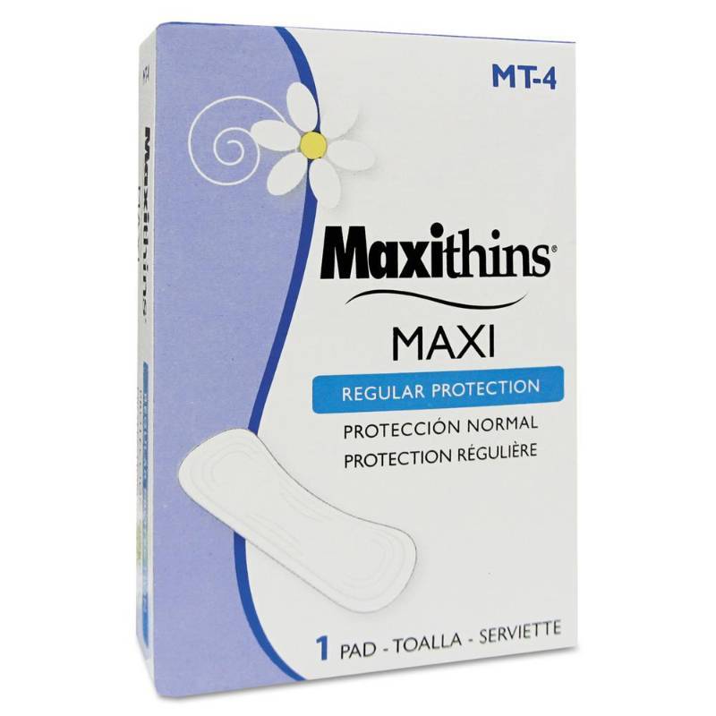 lot 2141 image: Case of Maxithins Pad 10 Pack Individually Boxed Pad