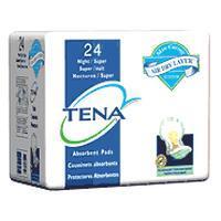lot 2142 image: Tena Night Pads, Nite Pad Liners, Heavy Absorbency, Green, 62718 - Pack Of 24