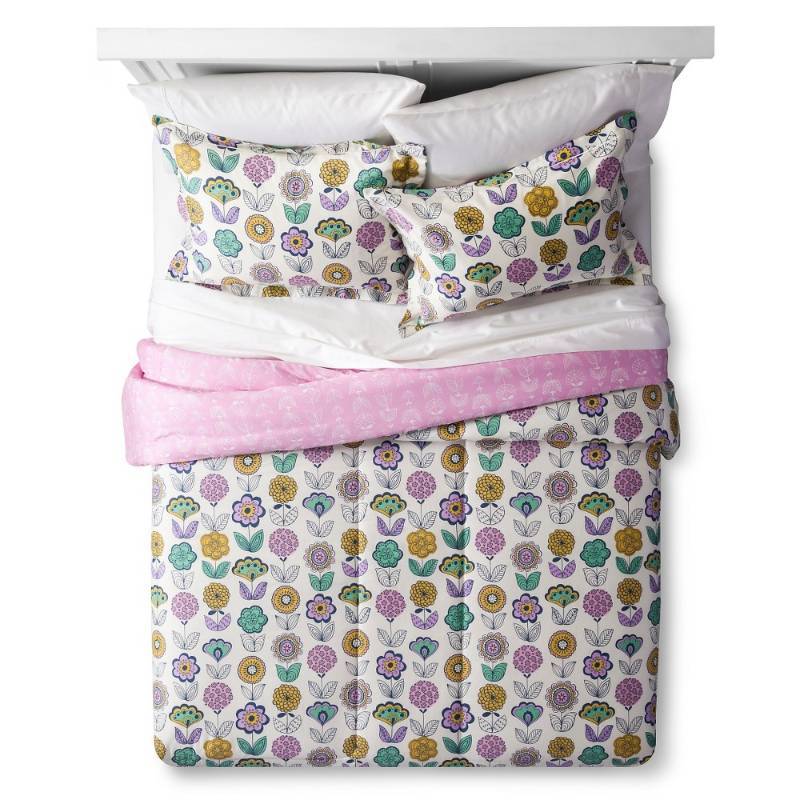 lot 1943 image: On the Road Comforter Set - Twin - 2pc - Lolli Living, Pink