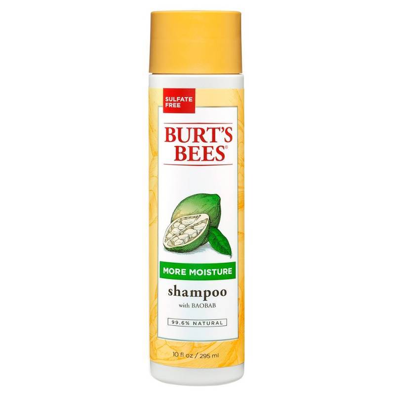 lot 1992 image: Case of 12 Burts Bees More Moisture Shampoo With Baobab, 10 fl. oz.