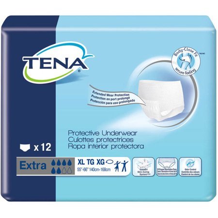 lot 2140 image: Case of Tena For Women Extra Absorbency Protective Incontinence Underwear Extra... (new)