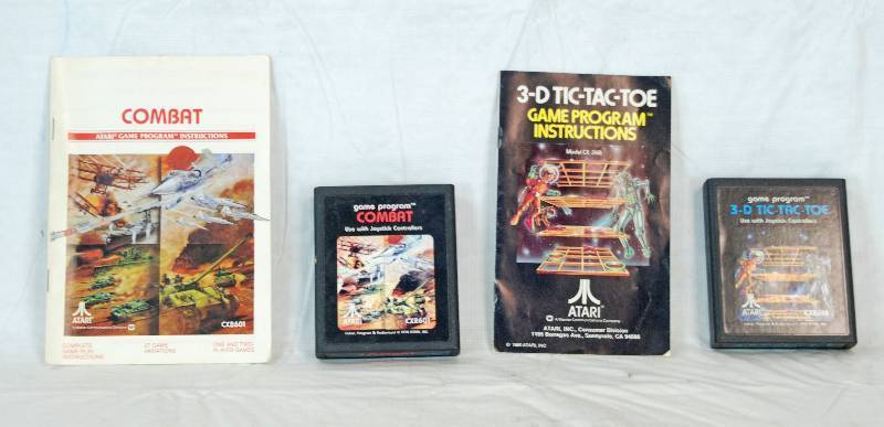 lot 3071 image: ATARI Games - Combat and 3D Tic Tac Toe