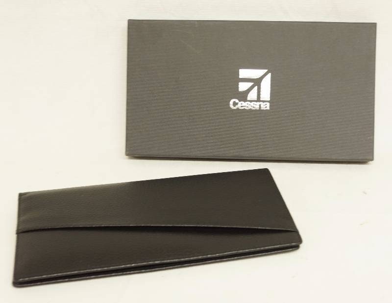 lot 3588 image: Cessna Passport Passcase w logo NEW IN BOX VERY NICE