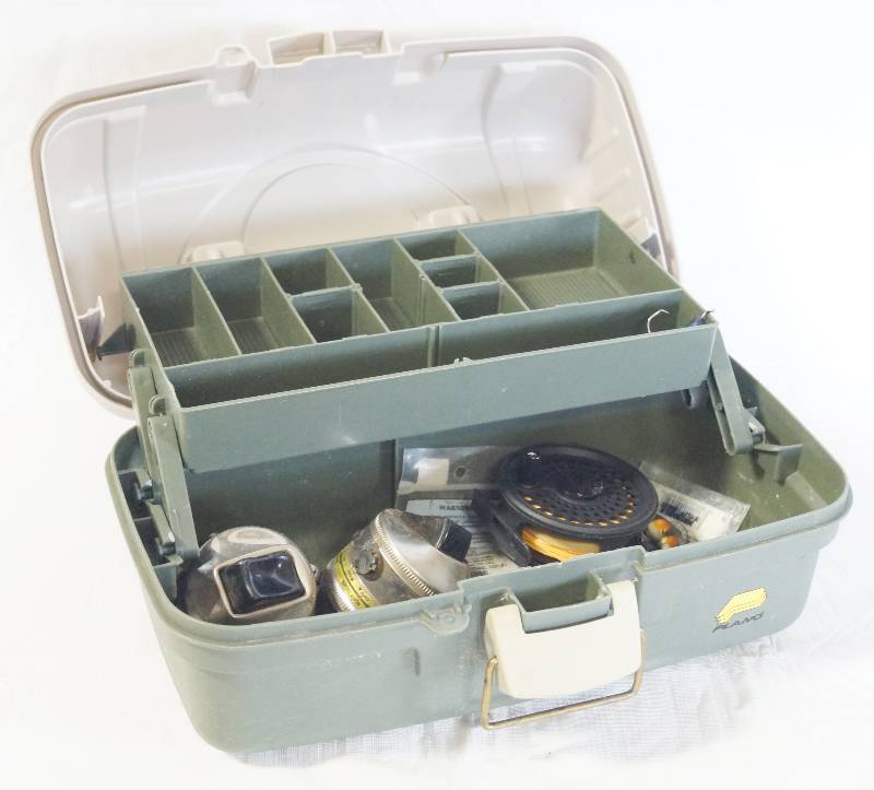 lot 1344 image: Tackle Box w Tackle - Plano - See Pics for Contents