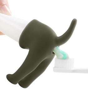 lot 1198285 image: Pooping Dog Butt Toothpaste Topper, Dog Toothpaste Dispenser, Gag Gift Toothpaste Squeezer,Safe Nature Rubber with Stopper - Retail $6
