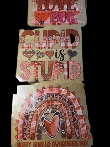 lot 1198293 image: Valentines Day Iron on Transfer for Clothing, 3 Sheets Valentines Day Iron on Patches Cute Heart Iron on Appliques Red Love Iron on Valentine Decals Heart Transfer Design Vinyl Stickers for T-Shirt