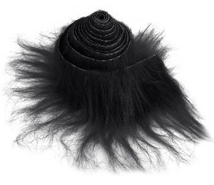 lot 1198305 image: Lusofie Shaggy Plush Faux Fur Fabric Precut Strips 2x71inch Black Fur Fluffy Fuzzy Craft Fur for Gnomes Beard Santa Claus Hair Dwarf Cosplay Costume Easter DIY Craft Decoration (Black and White) - Retail $12