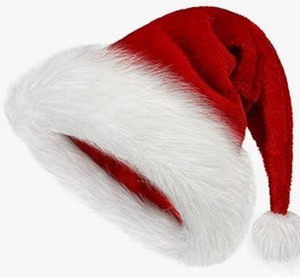 lot 1198429 image: Traditional Red and White Santa Hat - Retail $11