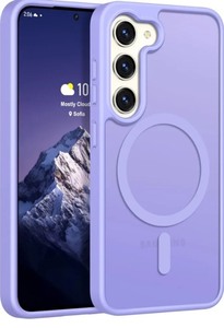 lot 1198443 image: Purple MagSafe Compatible Phone Case for Samsung S23FE - Retail $19