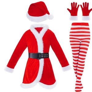 lot 1198478 image: Complete Santa Claus Costume Set with Accessories xl - Retail $24