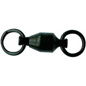 lot 1198492 image: Mustad 77250 Ball Bearing Swivel  2 Welded Rings - Black - Retail $8