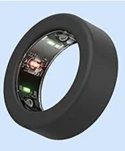 lot 1198520 image: 412 Pack Ring Cover Cover Compatible with Oura Ring 4Gen3Samsung Galaxy RingUltraHumanRingConn Gen 2 Air21, Silicone Anti-Slip Wave Texture Anti-Scratch Protector Case for Working Out Gym White and Black - Retail $5