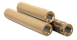 lot 1198524 image: NACX M2 x 5mm Brass Female to Female Spacer Pillar Standoff, Thread Pillar Studs Screws Fasteners, 200Pcs - Retail $6