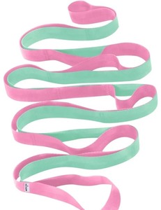 lot 1198570 image: TECEUM Stretching Strap for Yoga & Physical Therapy �� 10 Loops �� Non-Elastic Leg Stretch Straps for Stretching, Exercising, Pilates, Post-Injury Rehabilitation for All Levels �� Men & Women - Retail $13