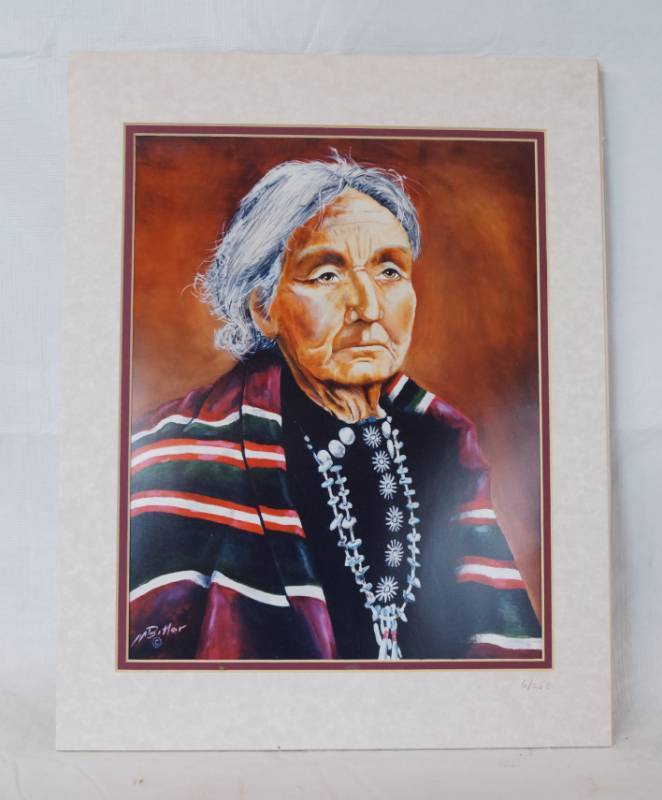 lot 1417 image: Beautiful Print by M. Bitler - w artist signed COA numbered 6250 - size 11x14 - NICE