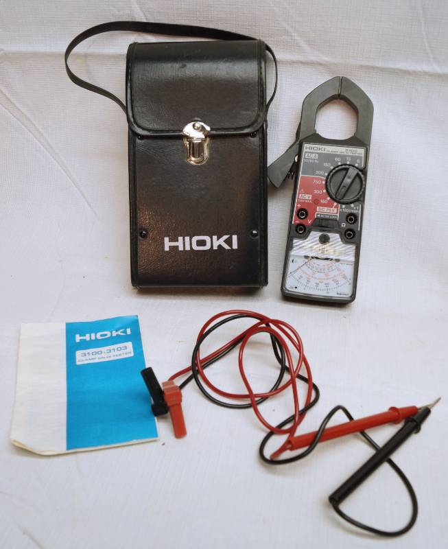 Lot of various vintage testers - HIOKI 3100 Clamp ON HI