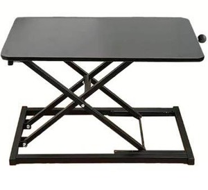 lot 5004 image: Standing Desk Converter Height Adjustable, Stand up Desk Riser, Easy Lift Height Converter Computer Workstations Home Office Study Room Portable Small Table Black Size 23.6 Inch C