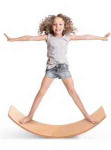 lot 5050 image: 329)Balance Board Kids, Natural Wood Wobble Board for Kids Toddlers, Open Ended Montessori Waldorf Learning Toy, Gifts for 3 4 5 6 7 8 Year Old Boys Girls Kids Birthday & Christmas Stocking Stuffers