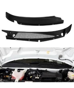 lot 5061 image: Windshield Wiper Cowl Panel Grille Compatible with 1996-2017 Chevy Express GMC Savana 1500 2500 3500 Left and Right Side Front Window Cover Insert Panel 25826330 25826329