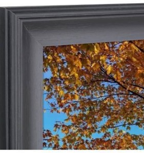 lot 5080 image: 19x22 Picture Frame Solid Wood Suitable for PuzzlePoster Frame for Wall Display - Versatile Photo, Perfect For Family Photos and Artwork - Elegant Black Design (X23B1922)