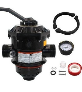 lot 5081 image: (114)262506 1-12-Inch 6-Way Clamp Style Valve,Compatible with Pool and Spa Sand Filter,Aftermarket Part.