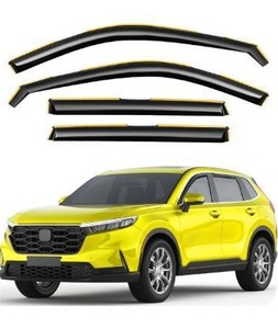 lot 5108 image: n-Channel Window Rain Guards Fit for Honda CR-V CRV 2023 2024 2025 C-RV Extra Durable Window Deflectors Vent Shades Visors Exterior Car Accessories- 4 pcs
