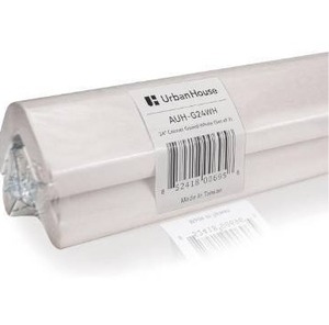 lot 5110 image: (2-Pack High-Density Corner Guard Edge Protector & Bumper for Parking Garages, Workshops, Baby Proofing Walls and Furniture - Neutral White, 24 Inches.