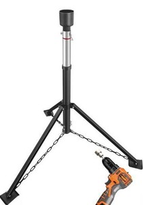 lot 5152 image: King Pin Tripod Stabilizer Jack for 5th Wheel Trailer Rv, (Allow Drill Adjust), 5000lb Load Capacity &amp Adjustable Height from 35 to 56 Patented