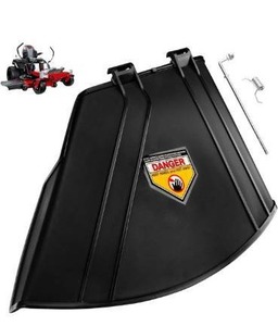 lot 5171 image: 138-7502 Deflector Shield Compatible with Exmark Quest E S Series & Toro 74690 74691 74694 74695 75743 Mower, Fits Models QZE725GKC42200 QZE725GKC50200 QZS735GKC54200 QZS708GEM54200