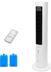 lot 5233 image: Windowless Portable Air Conditioner, 41 Evaporative Air Cooler with Remote, Swamp Cooler 3 Models,12H Timer, 70°Oscillation Tower Air Conditioner 3L Water Tank &amp 2 Ice Packs for Room Bedroom Office