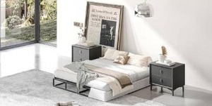 lot 5243 image: Box-Spring-for-Queen-Bed,Queen Box Spring 5 inch,Easy Assembly, Metal Sturdy Heavy Duty,with Fabric Cover,Mattress Foundation,No Squeaky,3500lbs Max Weight Capacity