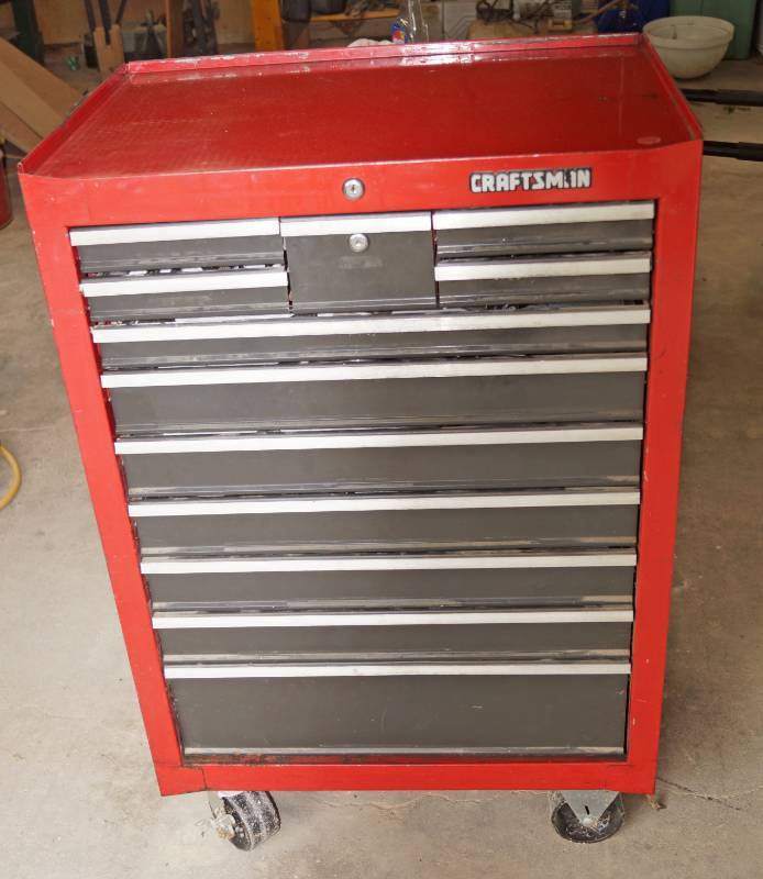 Craftsman 12 Drawer Rolling Tool Chest Box ** INCLUDES ** All TOOLS and