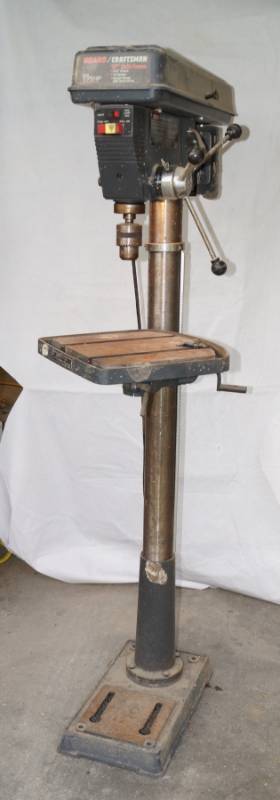 lot 2409 image: Sears Craftsman 1.5 H.P. 17 DRILL PRESS - Multi Speed - WORKS - SEE VIDEO