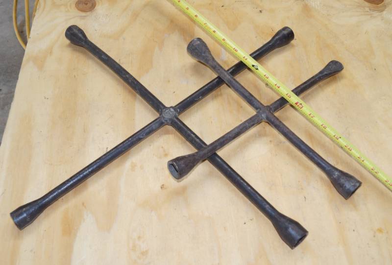 lot 2457 image: Lot of 2 TIRE IRONS - Change That Tire in Style with These Bid Now