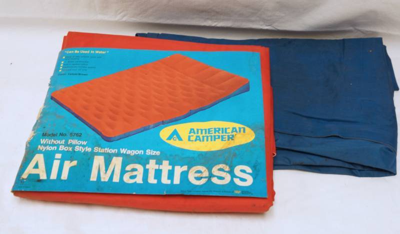 lot 2623 image: Lot of 2 Air Mattresses - Red is New.Never Used - Blue - Condition Unknown