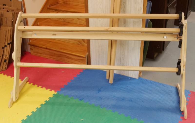 lot 2669 image: QUILTING FRAME - Genuine Grace - Wooden w extension bars - Perfect Condition NICE These are expensive